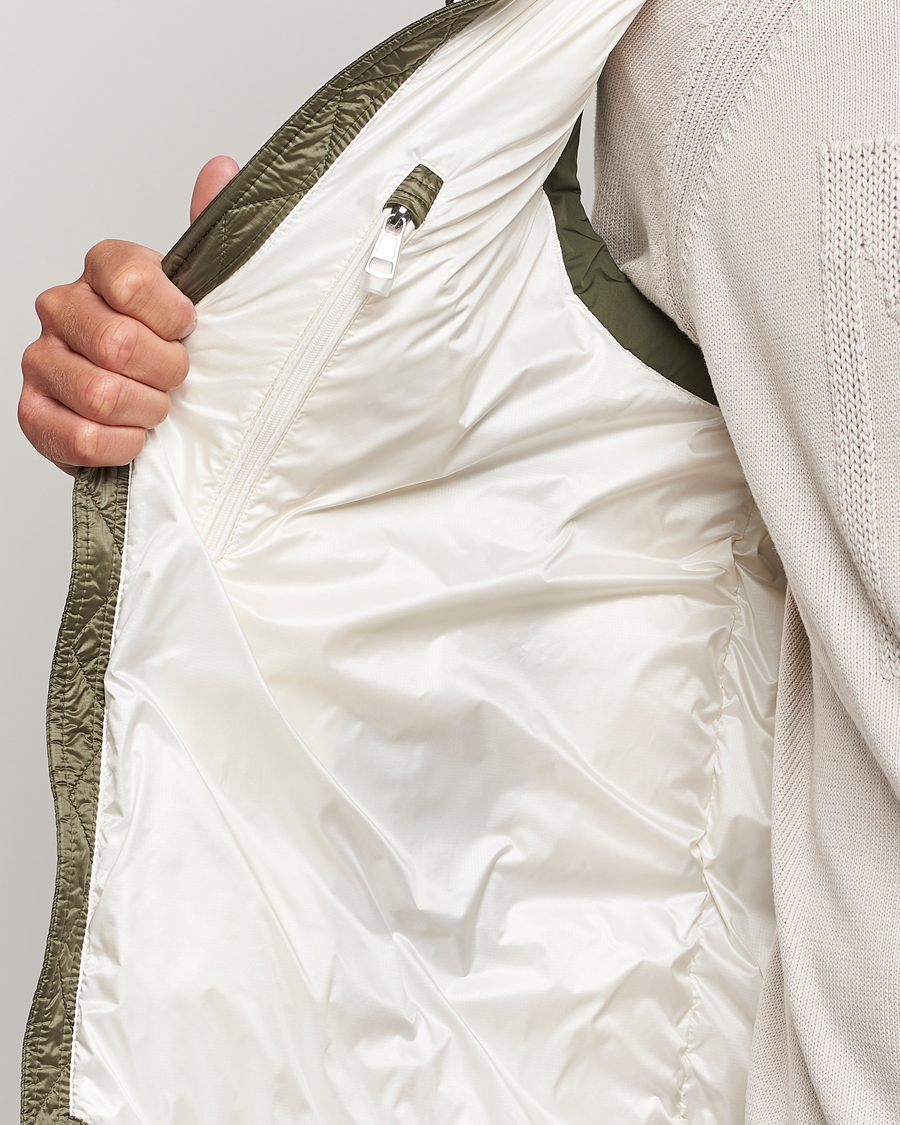 Uomini | Giacche | Moncler | Oust Shearling Down Vest Olive
