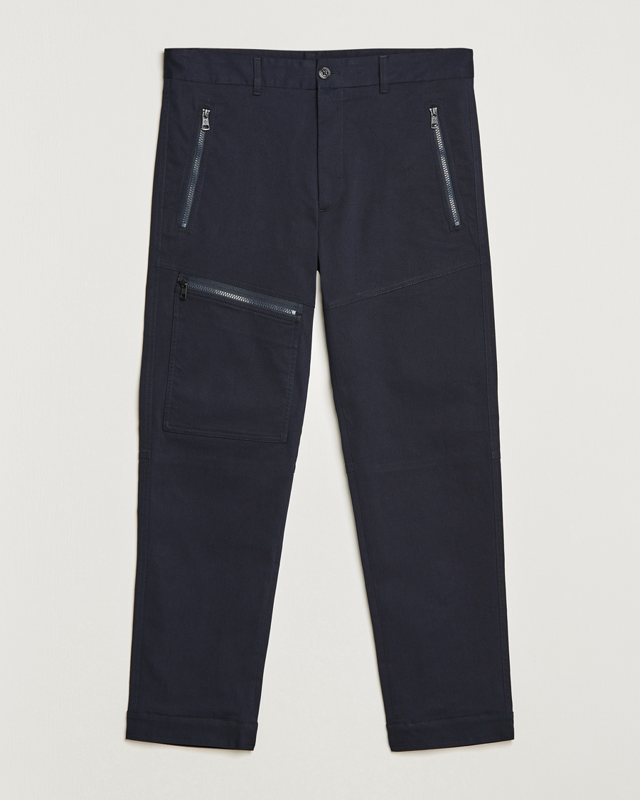 Uomini | Pantaloni | Moncler | Technical Zip Trousers Navy