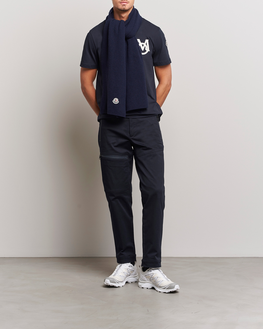 Uomini | Pantaloni | Moncler | Technical Zip Trousers Navy