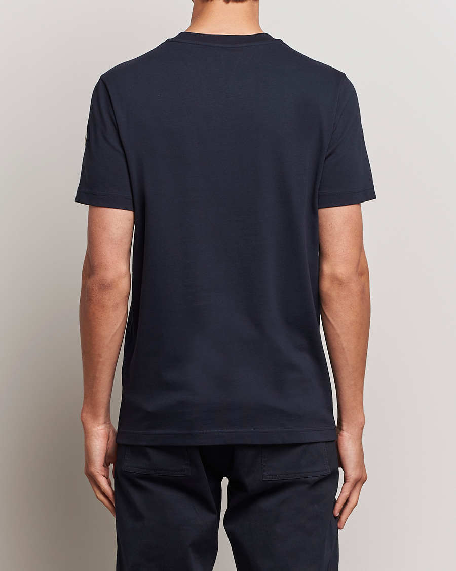 Uomini | T-shirt | Moncler | Embossed Logo T-Shirt Navy