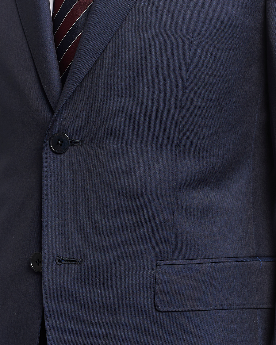 Uomini | Abiti | Zegna | Tailored Wool Suit Dark Blue