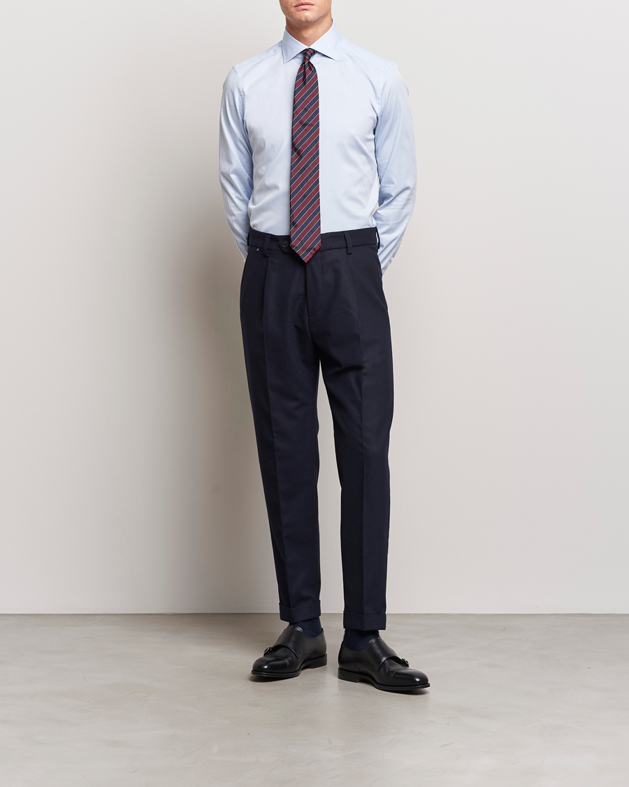 Uomini | Camicie | Zegna | Slim Fit Dress Shirt Light Blue