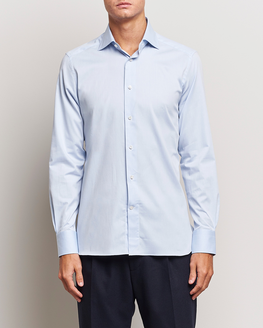 Uomini | Camicie | Zegna | Slim Fit Dress Shirt Light Blue