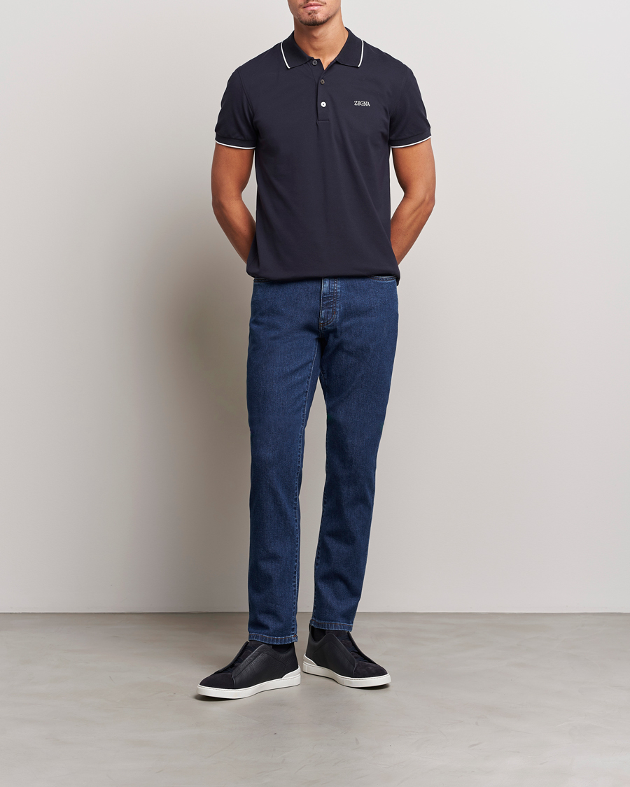 Uomini | Jeans | Zegna | 5-Pocket Denim Pants Stone Wash