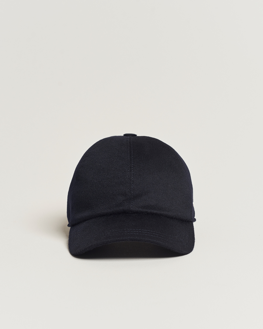 Uomini | Zegna Cashmere Baseball Cap Navy | Zegna | Cashmere Baseball Cap Navy