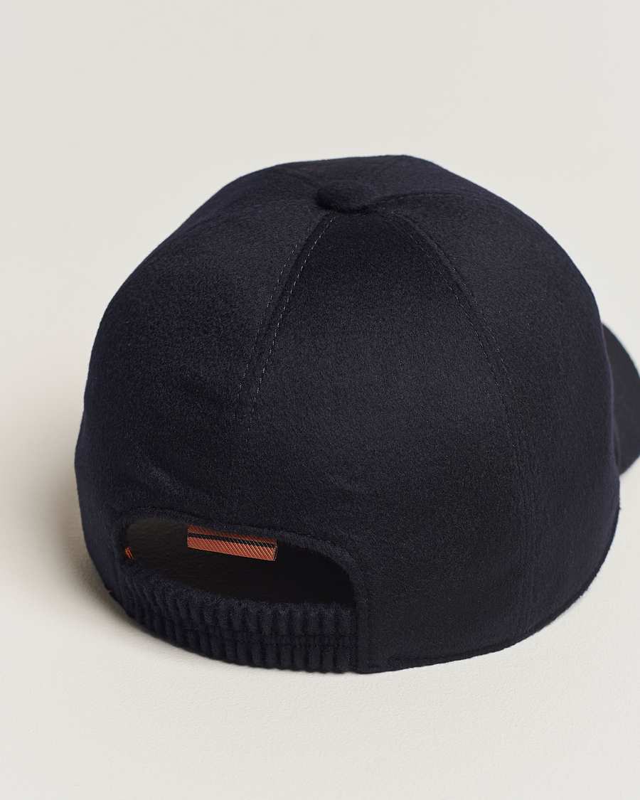 Uomini | Zegna Cashmere Baseball Cap Navy | Zegna | Cashmere Baseball Cap Navy