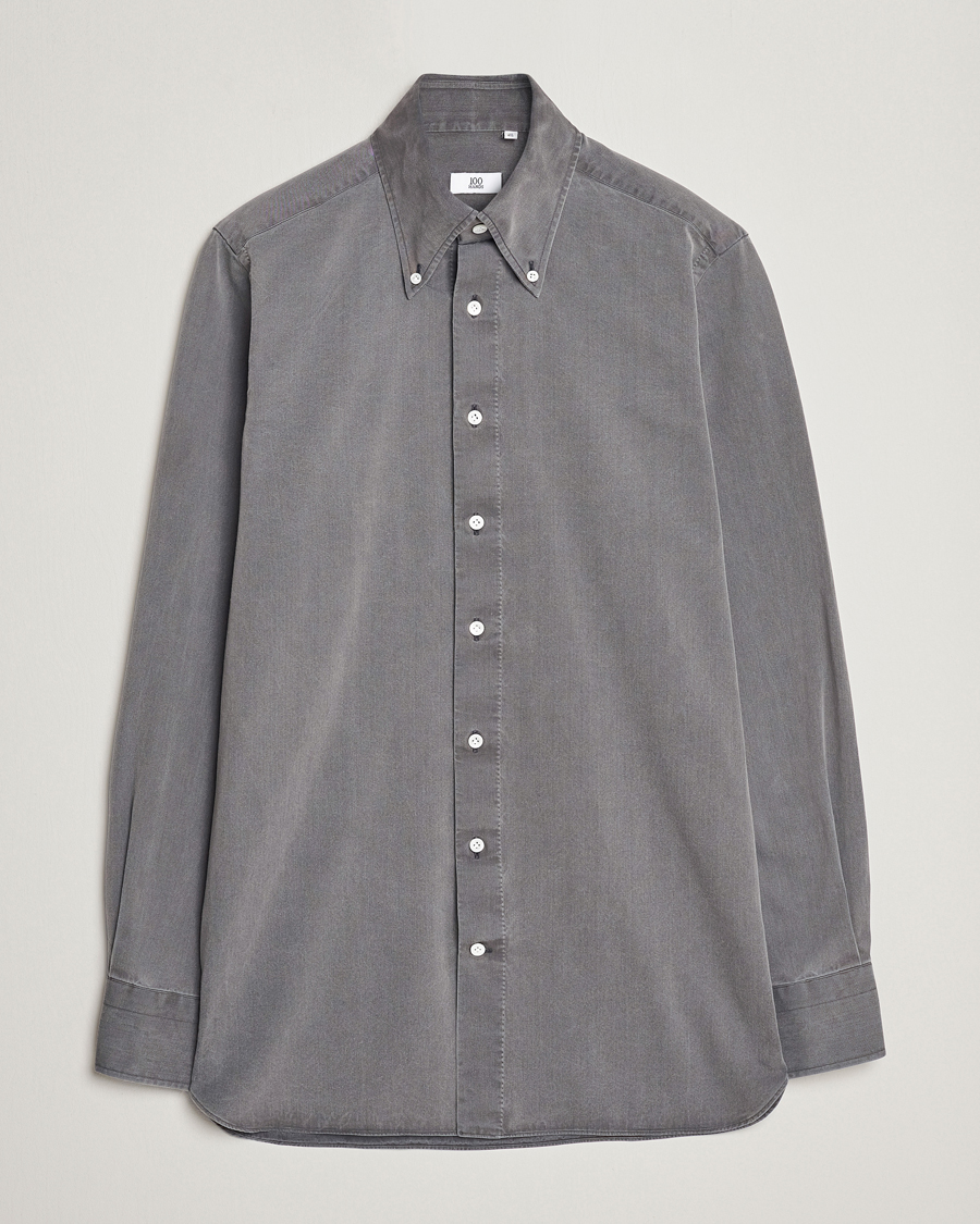 Uomini | Camicie | 100Hands | Cloud Washed Denim Shirt Grey