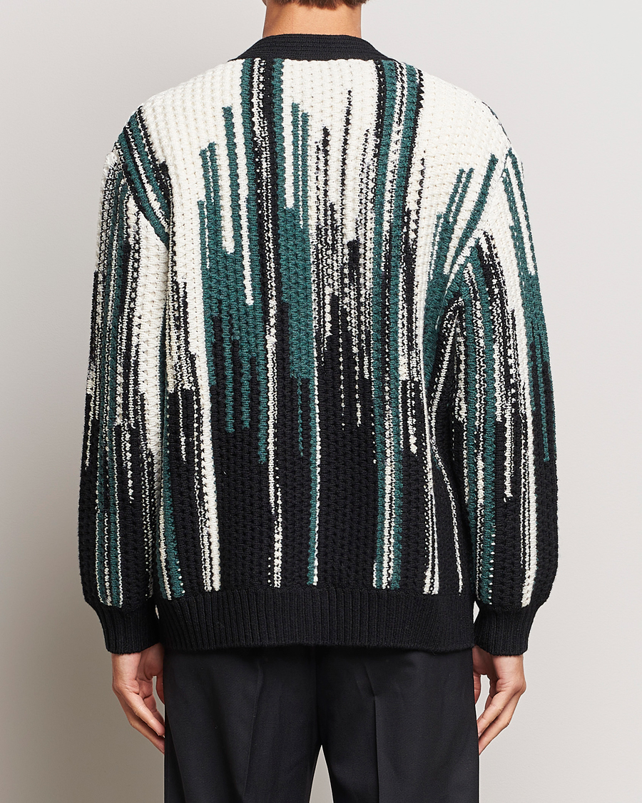 Uomini | Maglieria | Missoni | Bramble Stitch Cardigan Black/Green