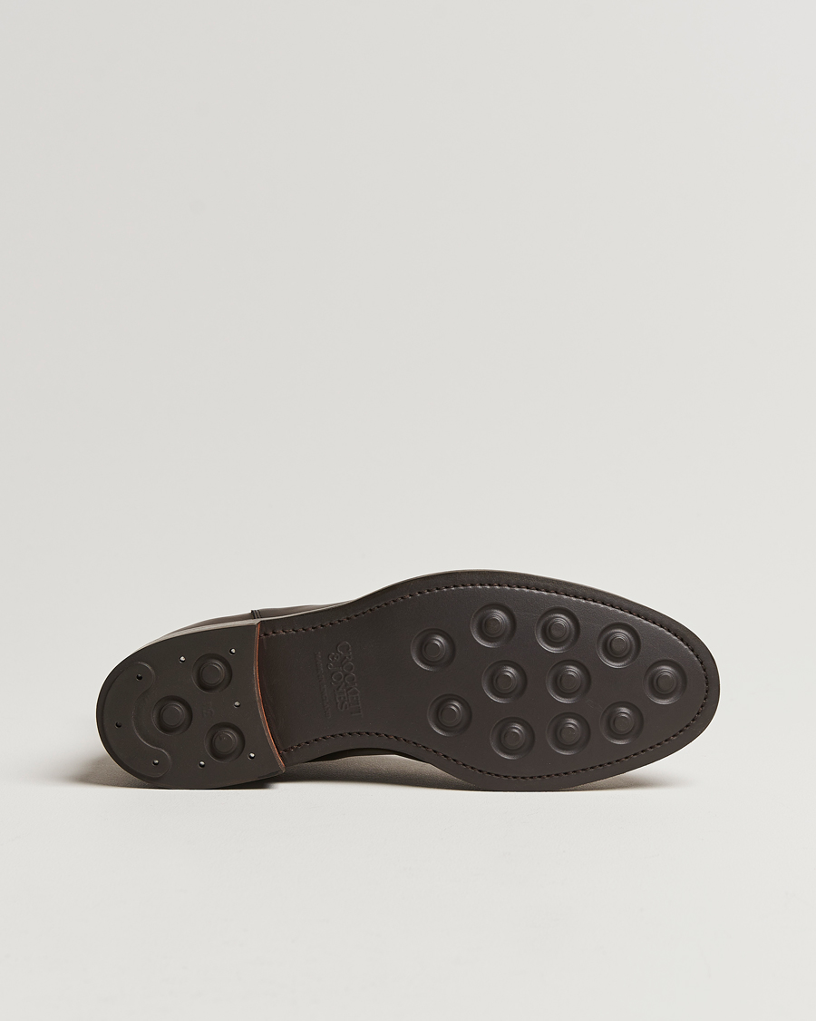 Uomini | Stivali | Crockett & Jones | Chelsea 5 Dk Brown Wax Calf