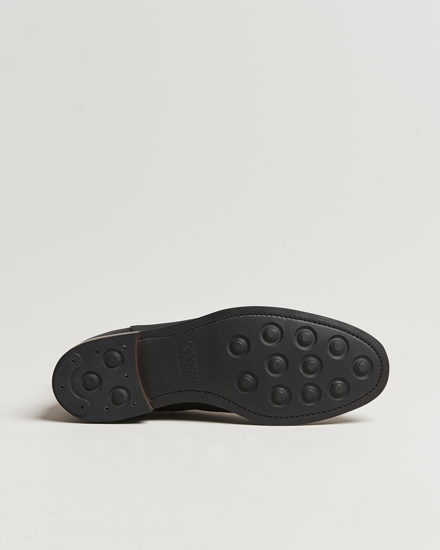 Uomini | Stivali | Crockett & Jones | Chelsea 5 Black Rough-Out Suede