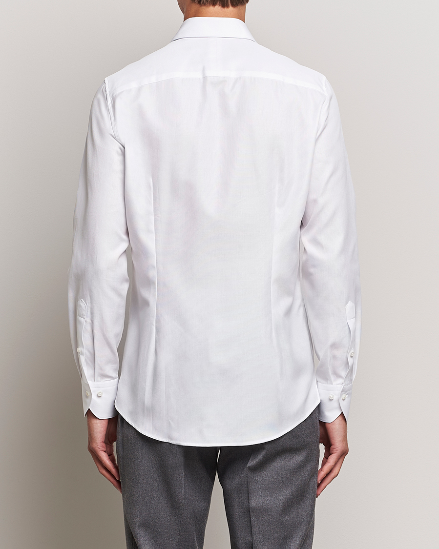 Uomini | Camicie | Stenströms | 1899 Slim Cotton Royal Oxford Shirt White