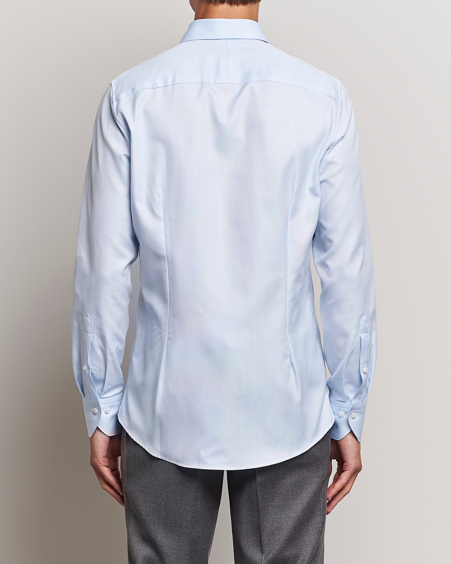 Uomini | Camicie | Stenströms | 1899 Slim Cotton Royal Oxford Shirt Light Blue