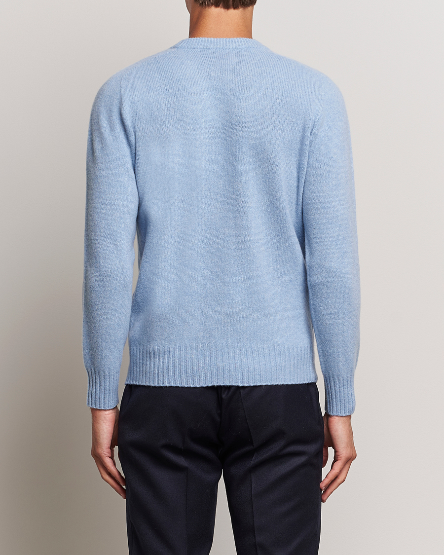 Uomini | Maglieria | Altea | Wool/Cashmere Crew Neck Pullover Light Blue