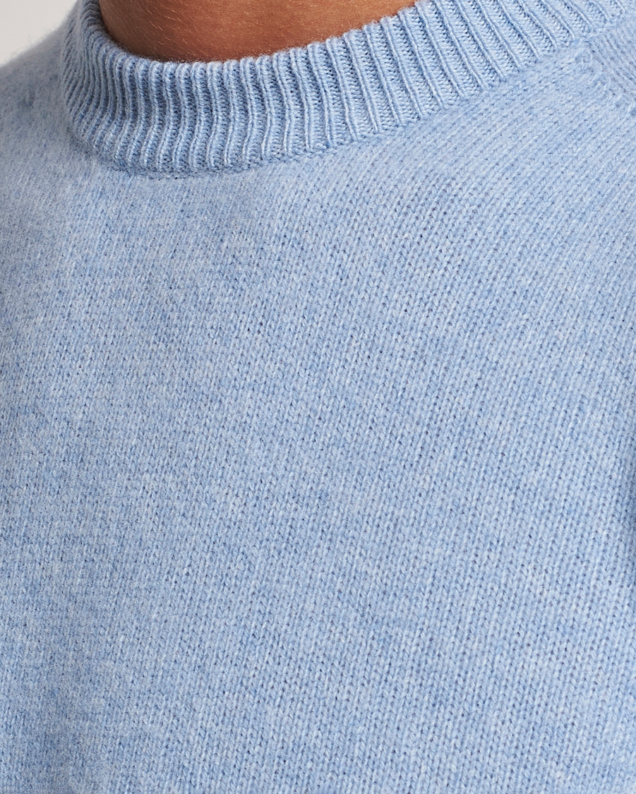Uomini | Maglieria | Altea | Wool/Cashmere Crew Neck Pullover Light Blue