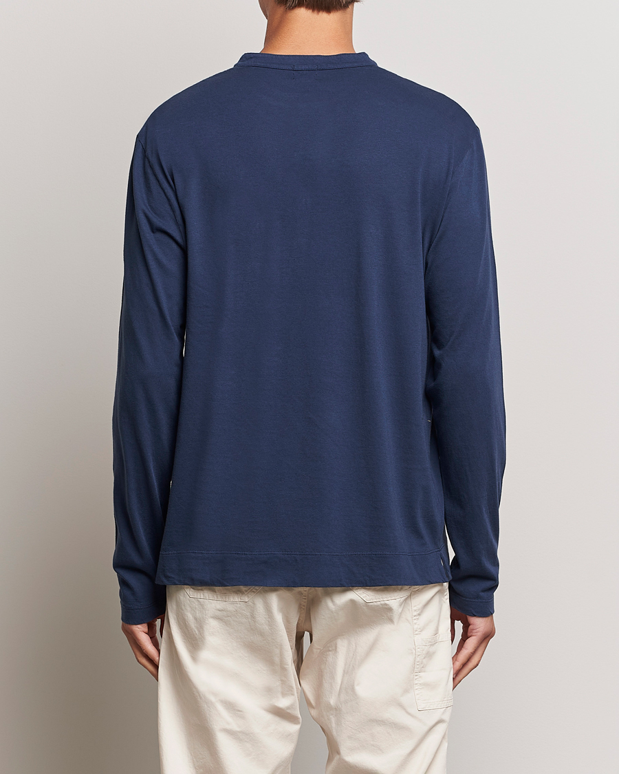 Uomini | Maglieria | Massimo Alba | Hawai Cotton/Cashmere Henley Navy