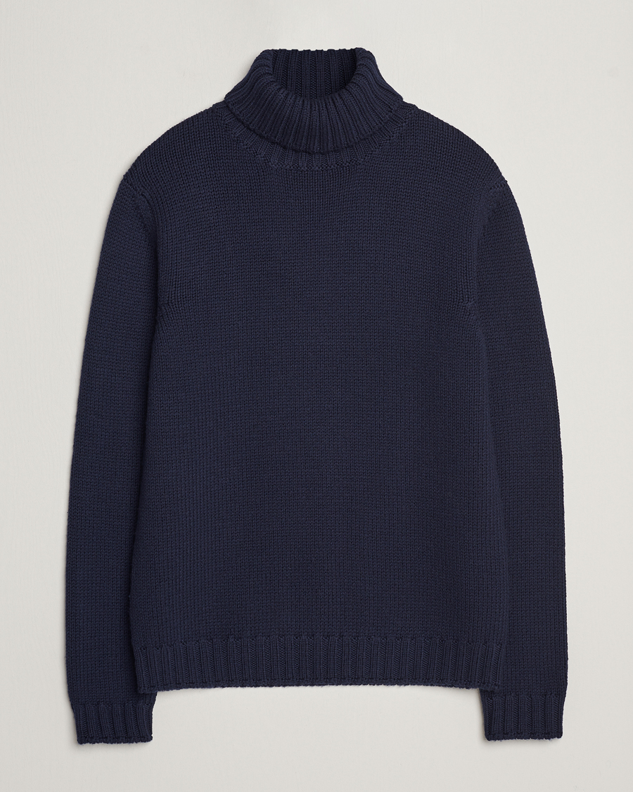 Uomini | Maglieria | Massimo Alba | Karl Knit Rollneck Navy