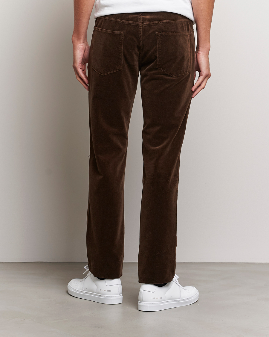 Uomini | Pantaloni | Massimo Alba | Regular Fit Velvet 5-Pocket Pants Chestnut