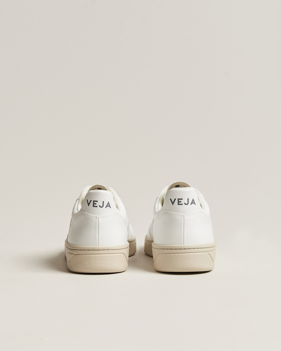 Uomini | Veja V-10 Vegan Leather Sneaker Full White 40 | Veja | V-10 Vegan Leather Sneaker Full White 40