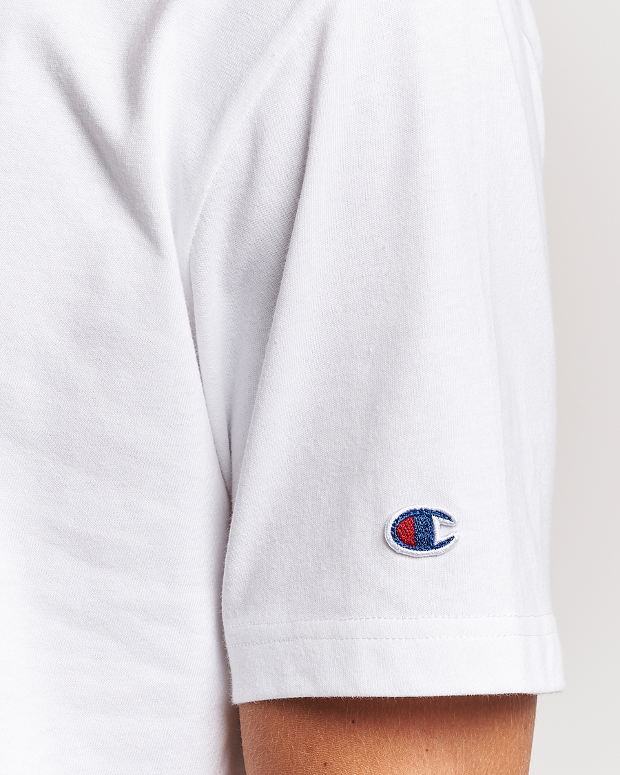 Uomini | T-shirt | Champion | Jersey Crew Neck T-shirt White