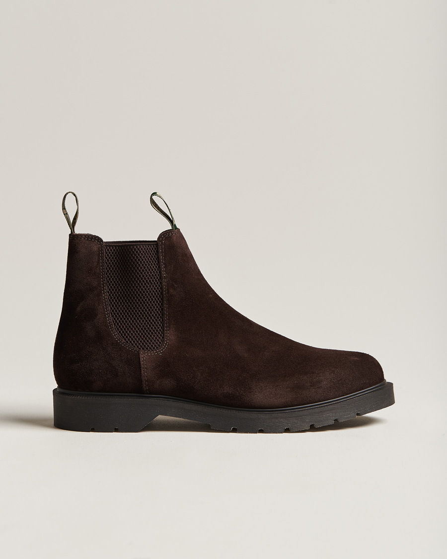Uomini | Stivali | Loake Shoemakers | Mccauley Heat Sealed Chelsea Brown Suede