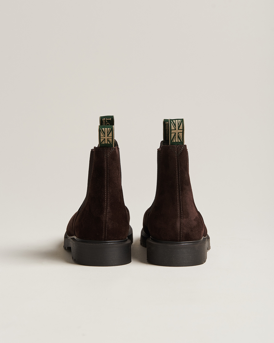 Uomini | Stivali | Loake Shoemakers | Mccauley Heat Sealed Chelsea Brown Suede