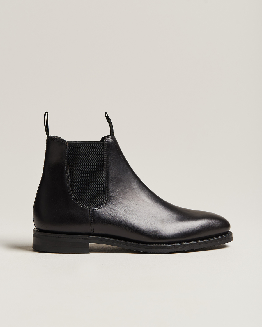 Uomini | Stivali | Loake 1880 | Emsworth Chelsea Boot Black Leather