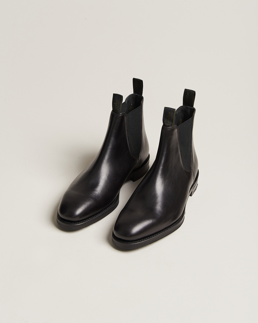 Uomini | Stivali | Loake 1880 | Emsworth Chelsea Boot Black Leather