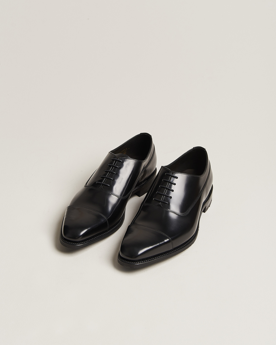 Uomini | Scarpe Oxford | Loake Shoemakers | Truman Polished Oxford Toe Cap Black