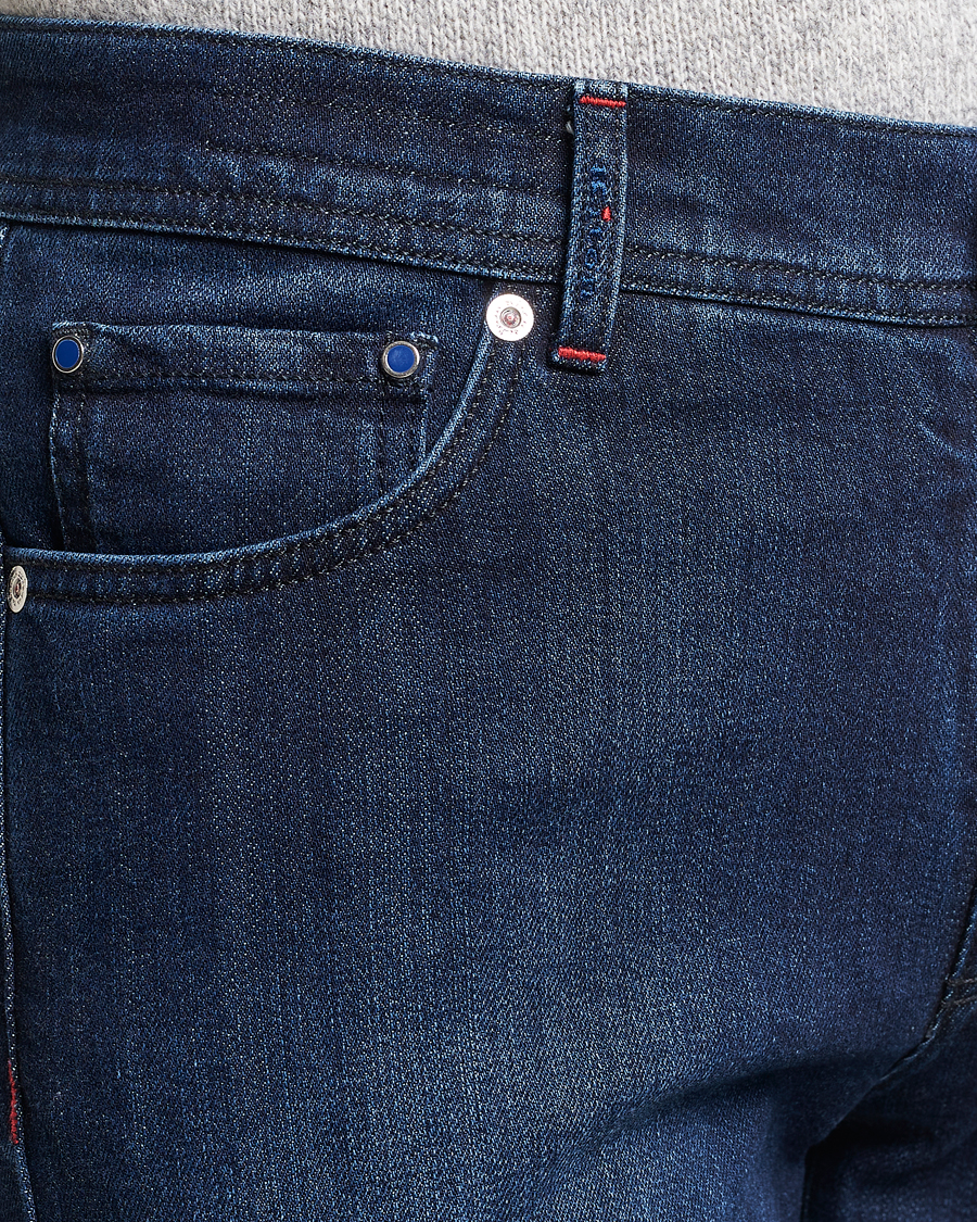 Uomini | Jeans | Kiton | Slim Fit Stretch Jeans Medium Blue Wash