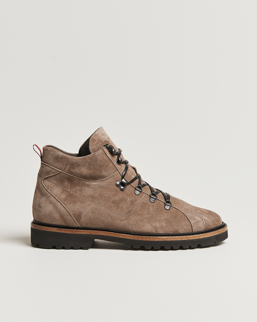 Uomini | Kiton St Moritz Winter Boots Taupe Suede | Kiton | St Moritz Winter Boots Taupe Suede