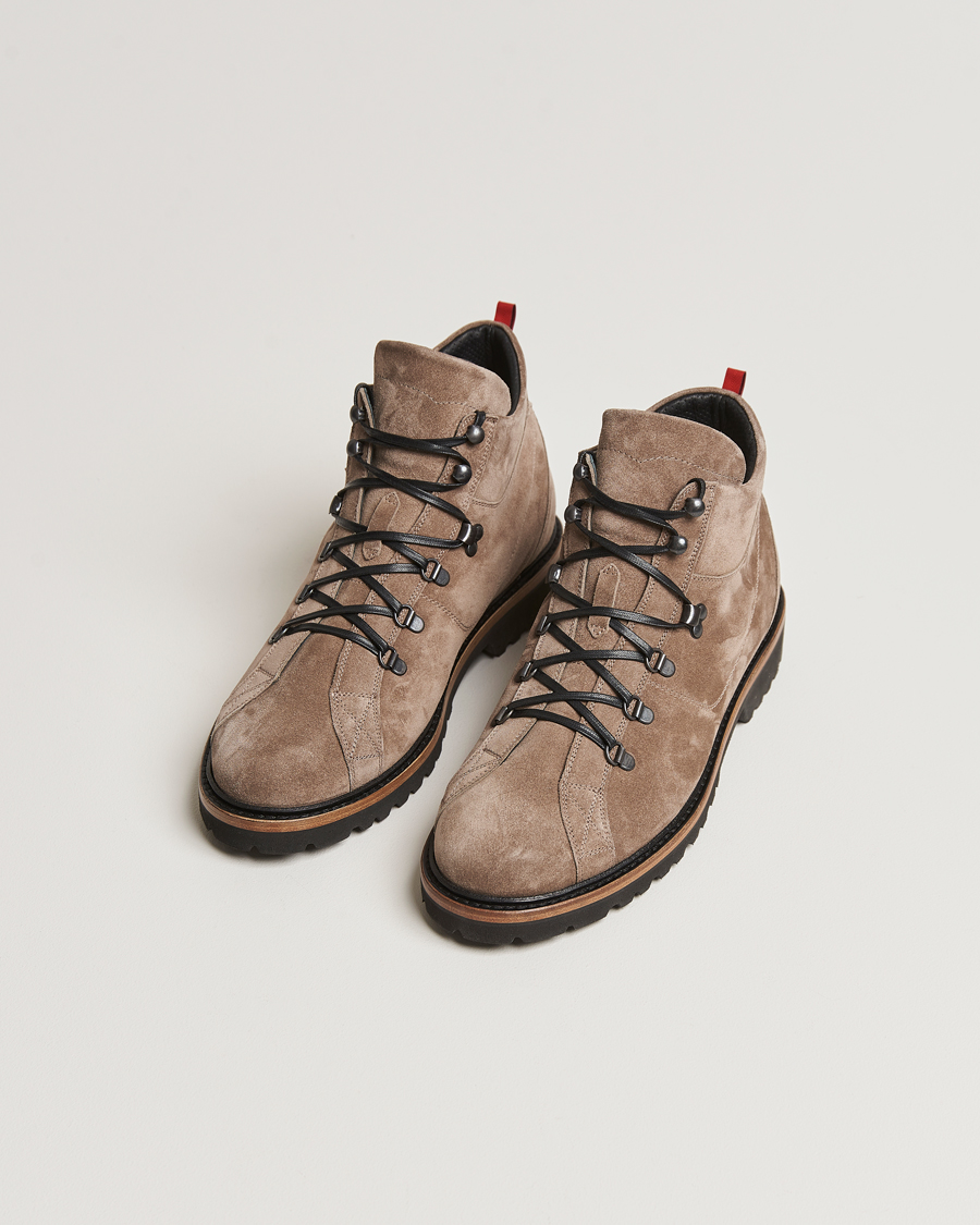 Uomini | Kiton St Moritz Winter Boots Taupe Suede | Kiton | St Moritz Winter Boots Taupe Suede