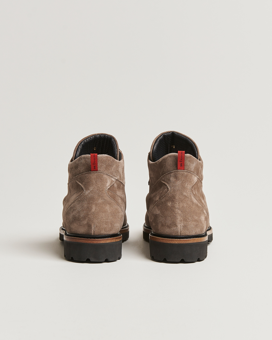 Uomini | Kiton St Moritz Winter Boots Taupe Suede | Kiton | St Moritz Winter Boots Taupe Suede