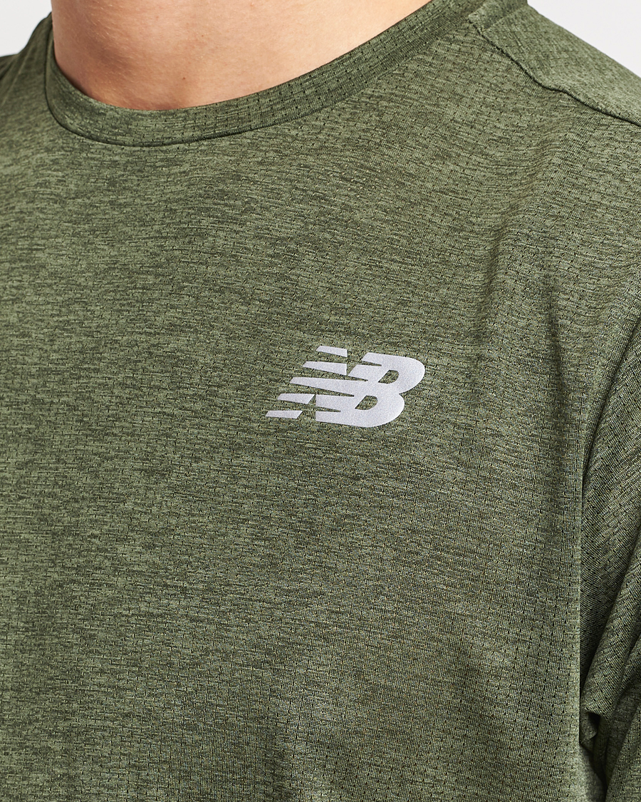 Uomini | T-shirt | New Balance | Running Impact Run T-Shirt Kombu Heather