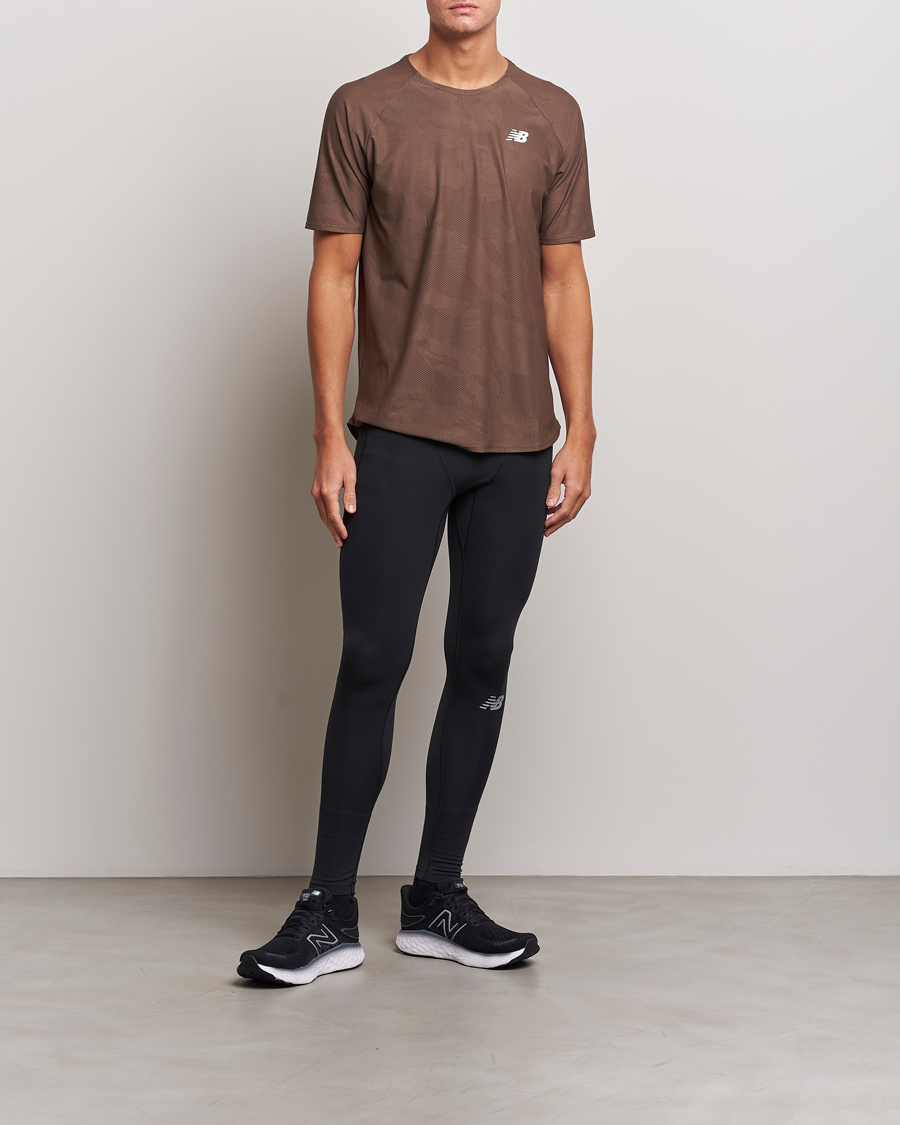 Uomini | Pantaloni | New Balance | Running Impact Run Tights Black