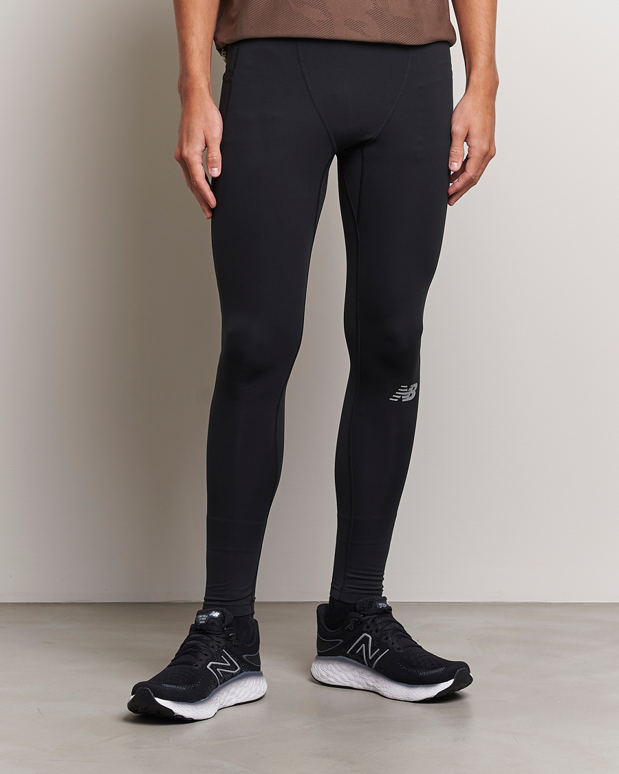 Uomini | Pantaloni | New Balance | Running Impact Run Tights Black