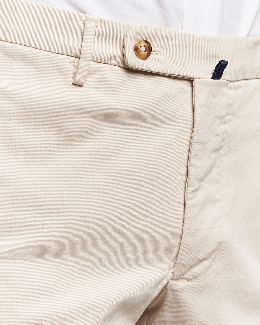 Uomini | Pantaloni | Incotex | Regular Fit Cotton Chinos Off White