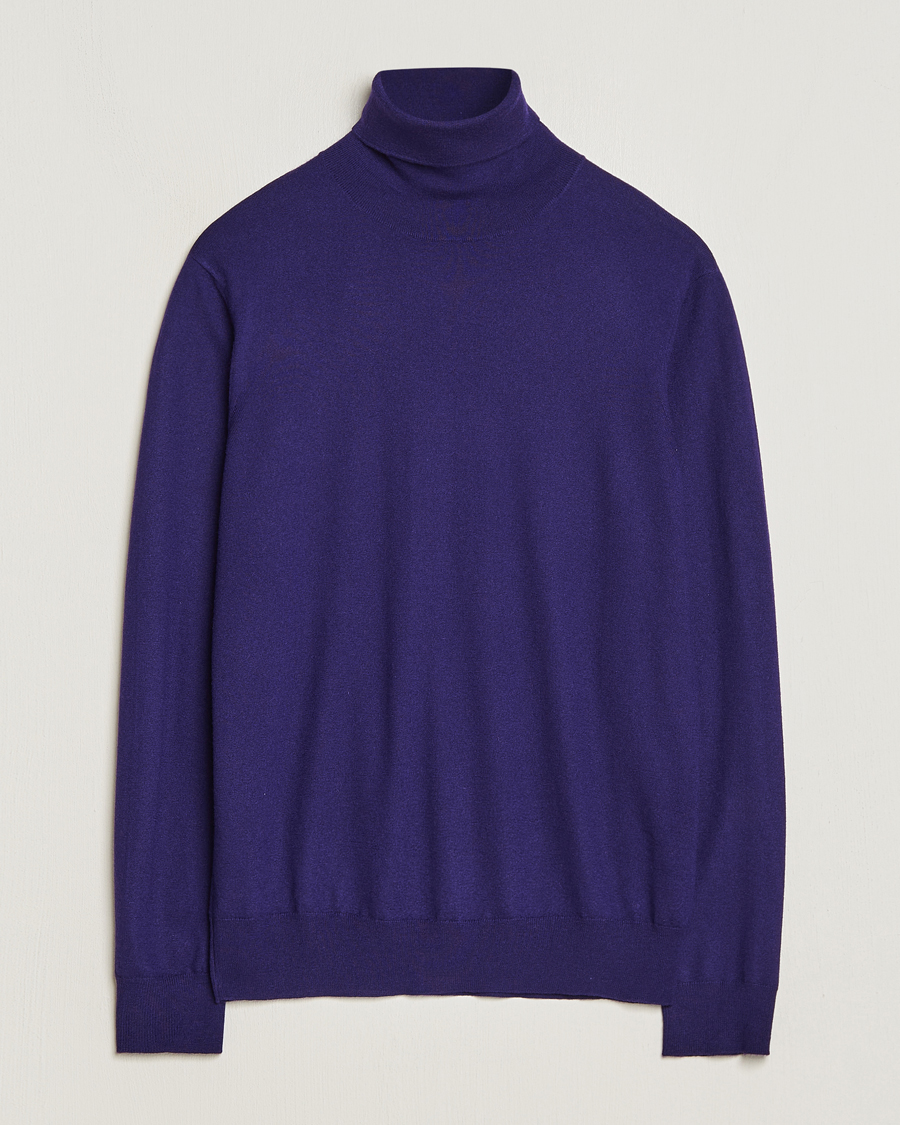 Uomini | Maglieria | Ralph Lauren Purple Label | Cashmere Jersey Rollneck Purple