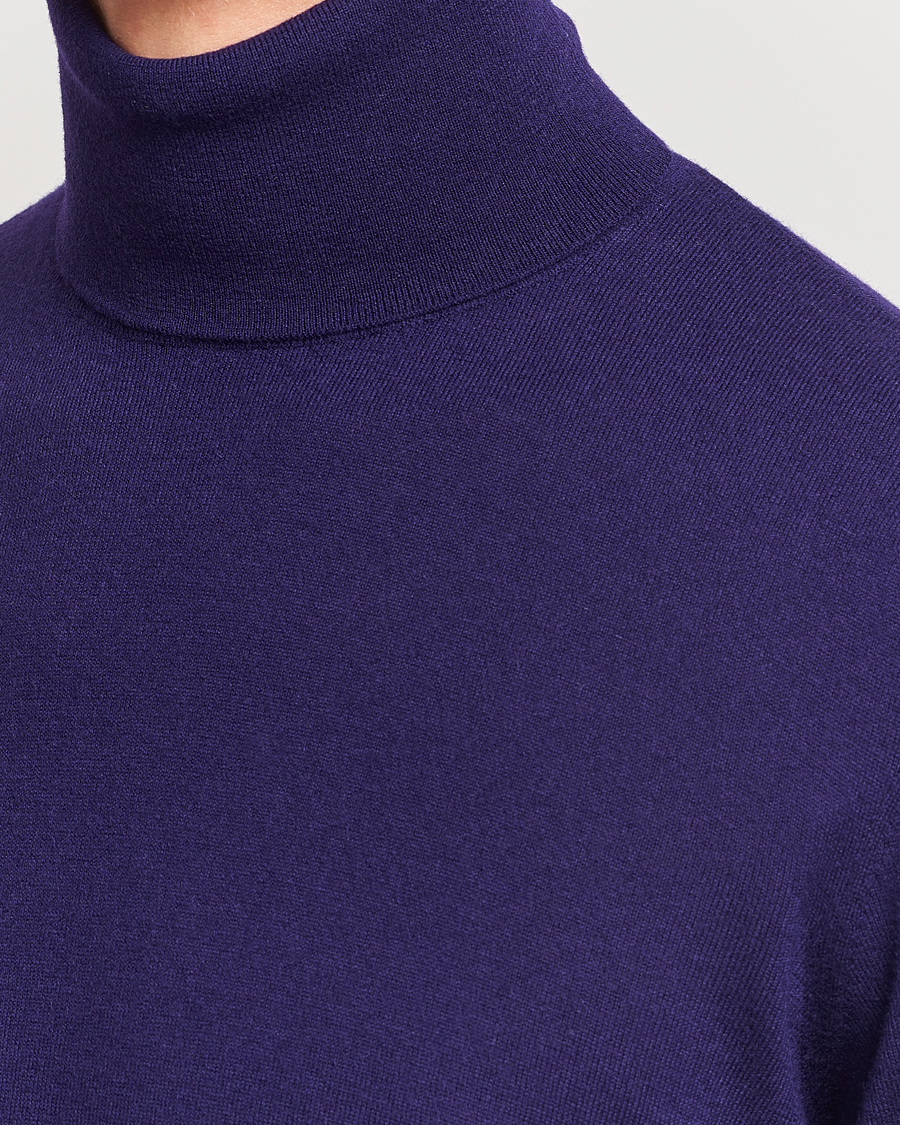 Uomini | Maglieria | Ralph Lauren Purple Label | Cashmere Jersey Rollneck Purple