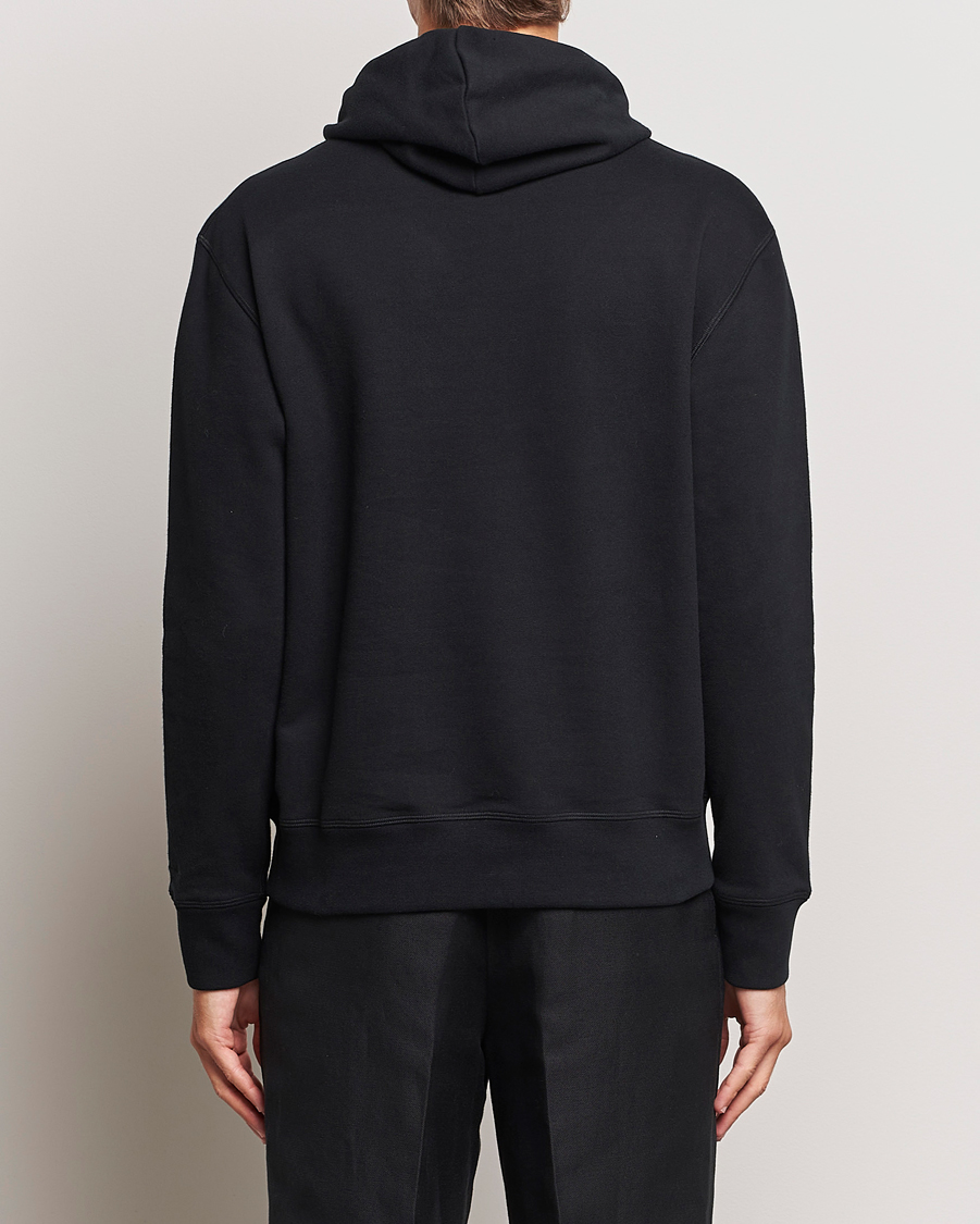Uomini | Maglieria | Ralph Lauren Purple Label | Luxury Fleece Bear Hoodie Black