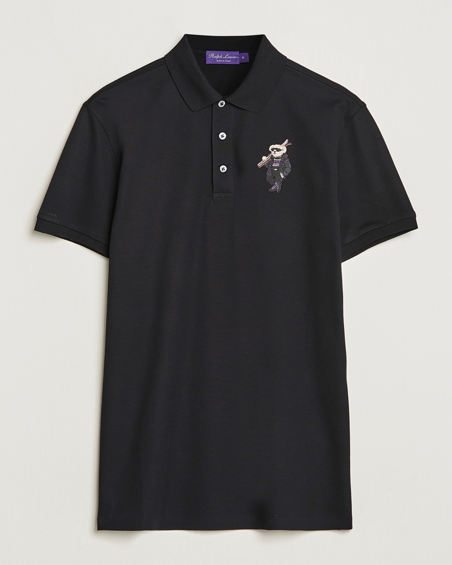Uomini | Polo | Ralph Lauren Purple Label | Ski Bear Polo Black