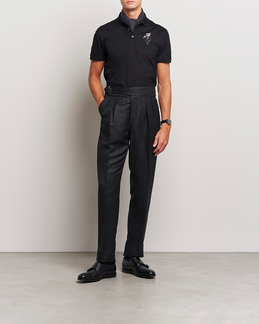 Uomini | Polo | Ralph Lauren Purple Label | Ski Bear Polo Black