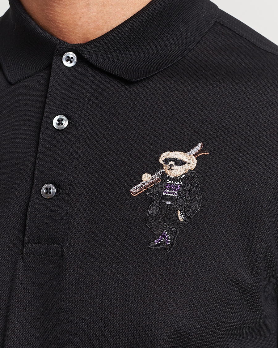 Uomini | Polo | Ralph Lauren Purple Label | Ski Bear Polo Black