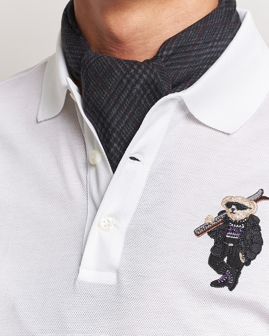 Uomini | Ralph Lauren Purple Label Glencheck Wool Scarf Charcoal | Ralph Lauren Purple Label | Glencheck Wool Scarf Charcoal