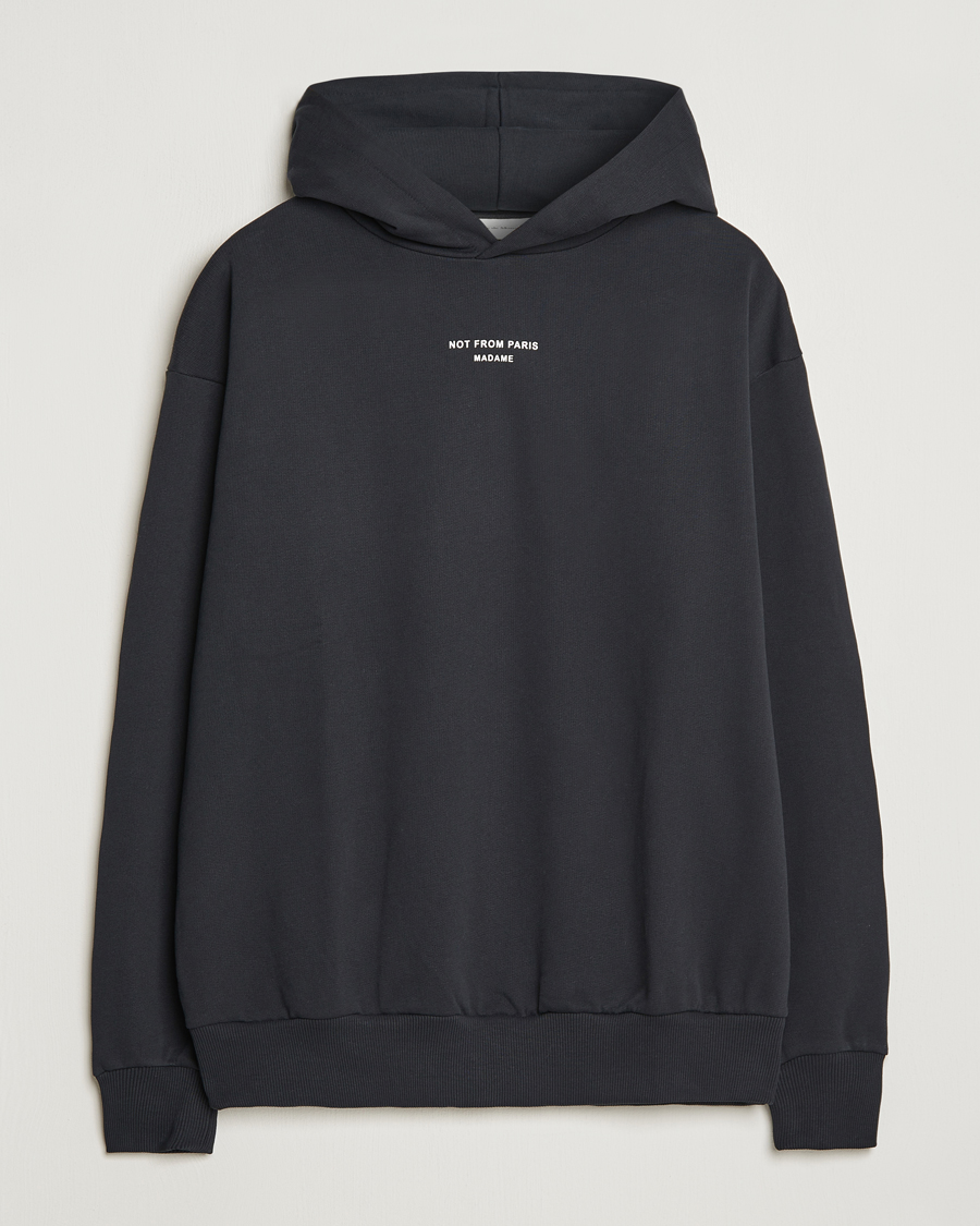 Uomini | Maglieria | Drôle de Monsieur | Classic NFPM Hoodie Black