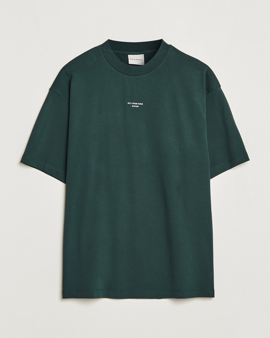 Uomini | T-shirt | Drôle de Monsieur | Classic NFPM T-Shirt Dark Green