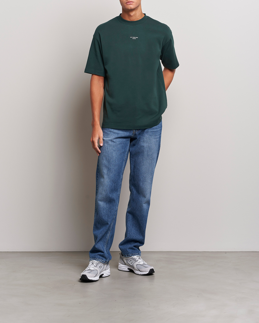 Uomini | T-shirt | Drôle de Monsieur | Classic NFPM T-Shirt Dark Green