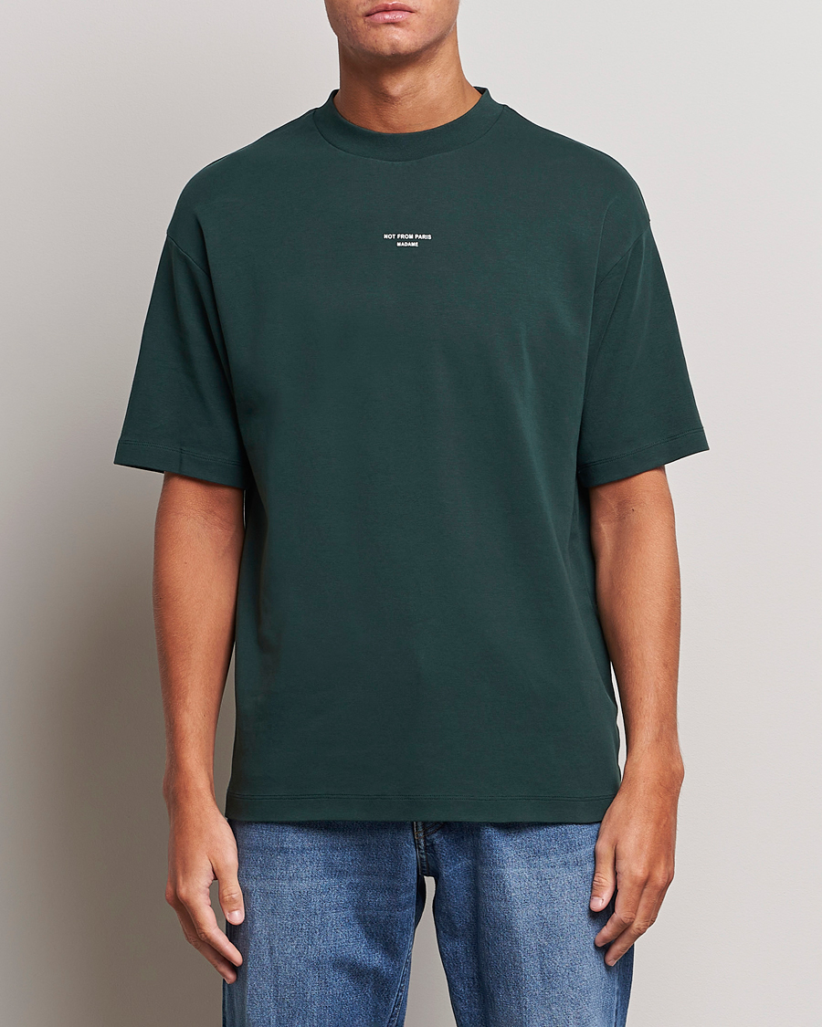 Uomini | T-shirt | Drôle de Monsieur | Classic NFPM T-Shirt Dark Green