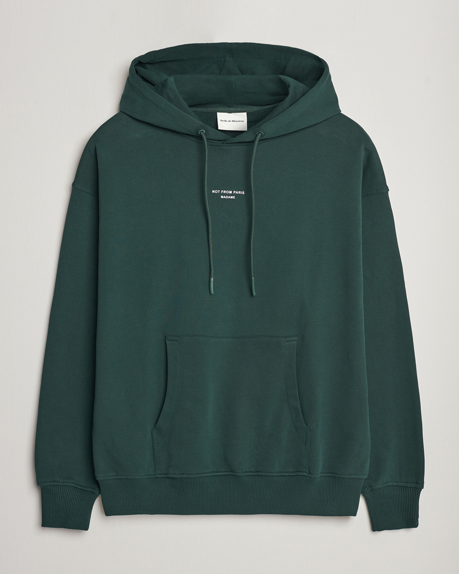 Uomini | Maglieria | Drôle de Monsieur | Classic NFPM Hoodie Dark Green