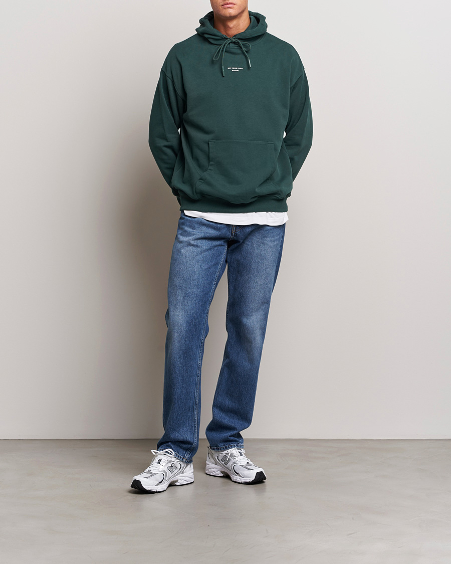 Uomini | Maglieria | Drôle de Monsieur | Classic NFPM Hoodie Dark Green