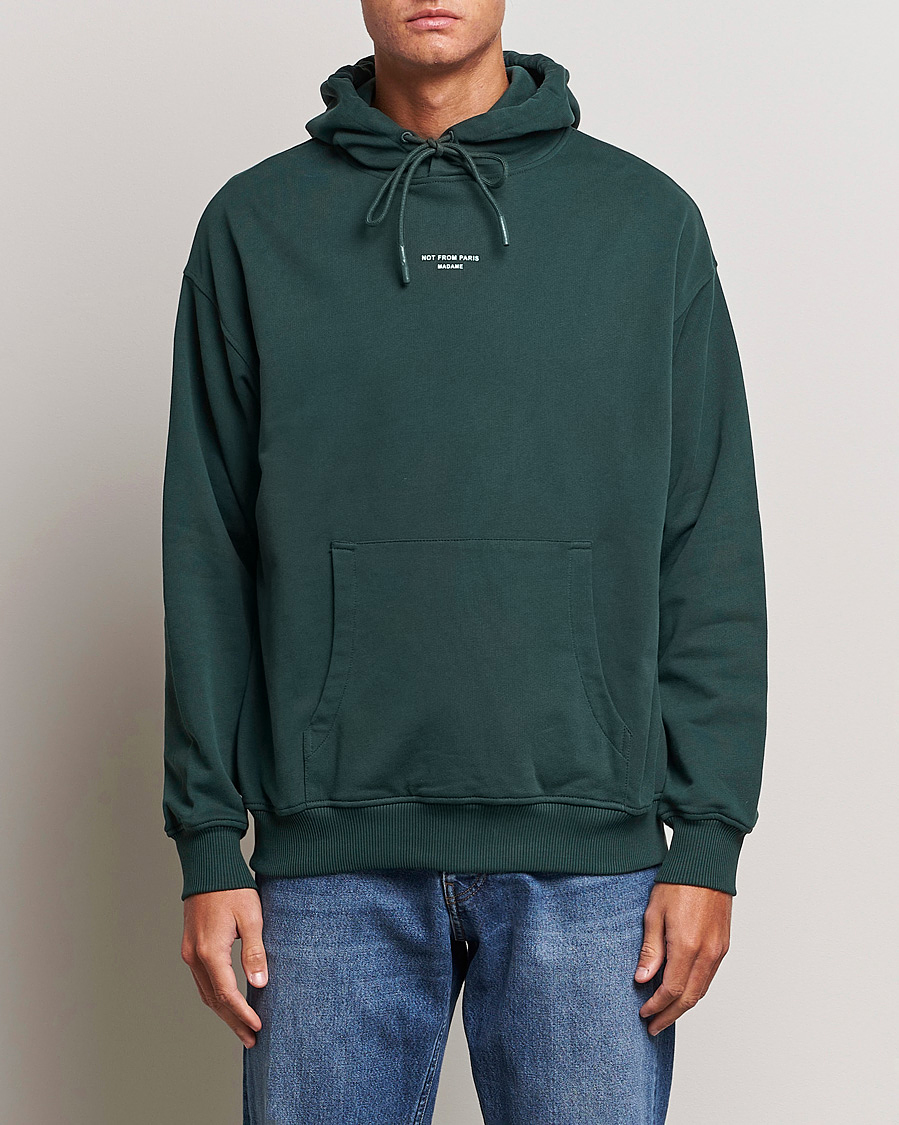 Uomini | Maglieria | Drôle de Monsieur | Classic NFPM Hoodie Dark Green